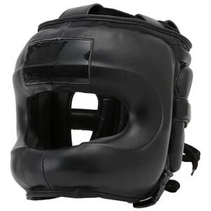 Animo Sports Pro-Shield Full-Face Headguard - Black