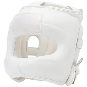 Animo Sports Pro-Shield Full-Face Headguard - White