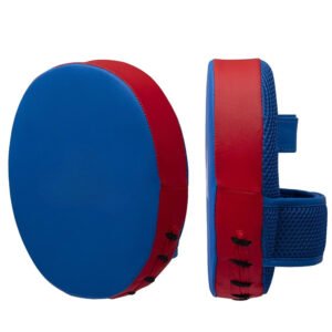 Animo Sports Precision-Aim Oval Focus Mitts – Blue/Red