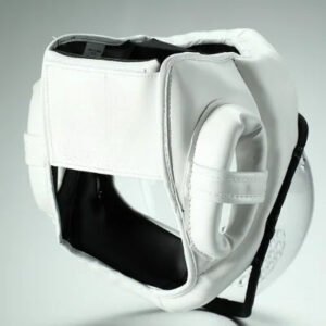 Animo Sports Olympic-Style Open-Face Headguard – Arctic White