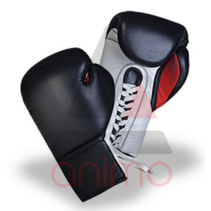 Animo Heritage Pro Lace-Up Gloves – Black/White