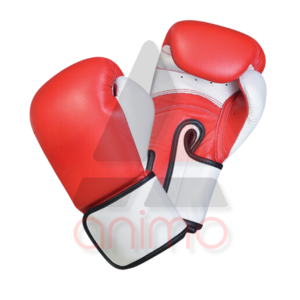 Animo Sports Heritage Series Contrast Sparring Gloves - Red & White