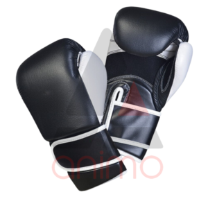 Animo Sports Heritage Series Contrast Sparring Gloves - Silver & Black