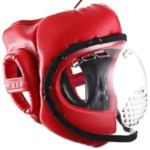Animo Guardian Full-Face Headgear – Crimson Red