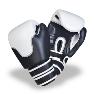Animo Sports Heritage Series Contrast Sparring Gloves - Black & White