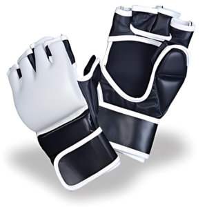 MMA Training Gloves Black & white