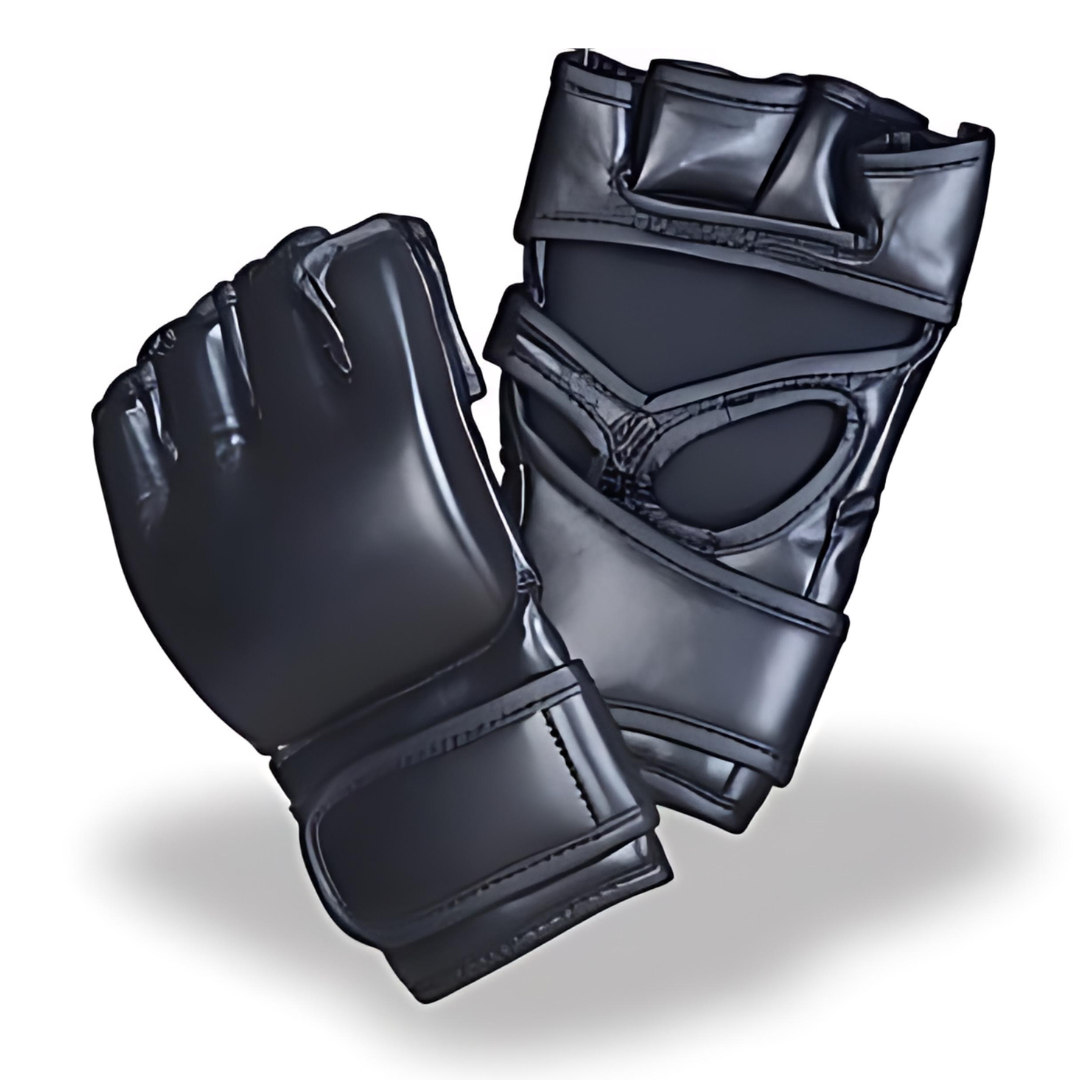 Open-finger MMA Training Gloves Black