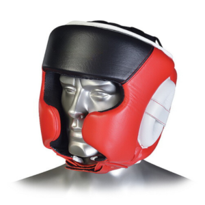 Boxing & MMA Head Guard (Red & White)