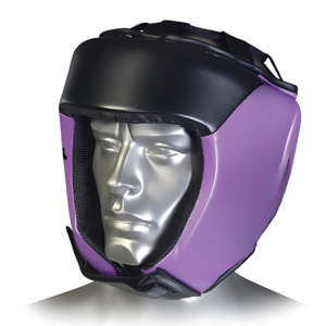Boxing & MMA Head Guard (Purple & Black)