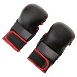 Animo Titan MMA Sparring Gloves – Black/Red