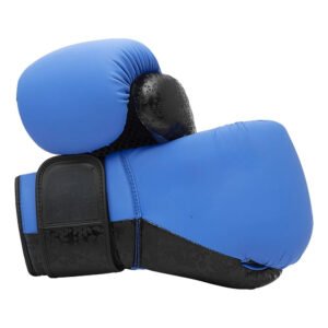 Animo Sports Pro-Series Training Gloves – Cobalt Blue & Geometric Black