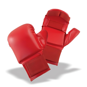 Tournament Series Sparring Gloves – Open-Palm Red Mitts